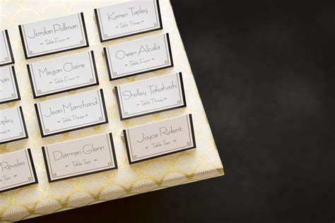 Create Your Own Wedding Seating Cards