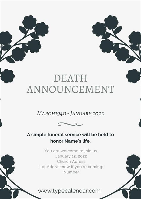 Creating a Meaningful Death Notice