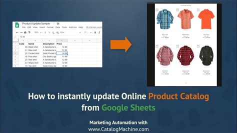 Steps to Create a Catalog in Google Docs