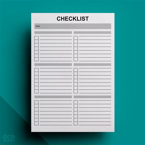 Creating your own checklists