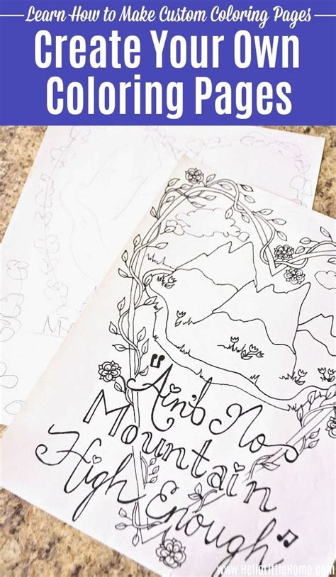 Creating Cat Coloring Pages