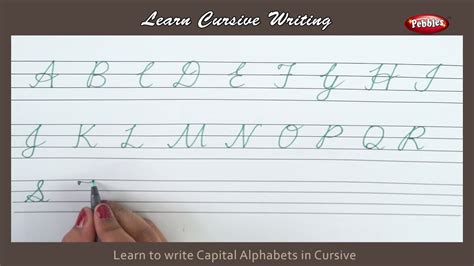 Creating Cursive Alphabet Sheets