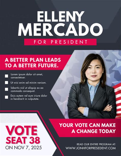 Creating Effective Presidential Campaign Poster Template Design