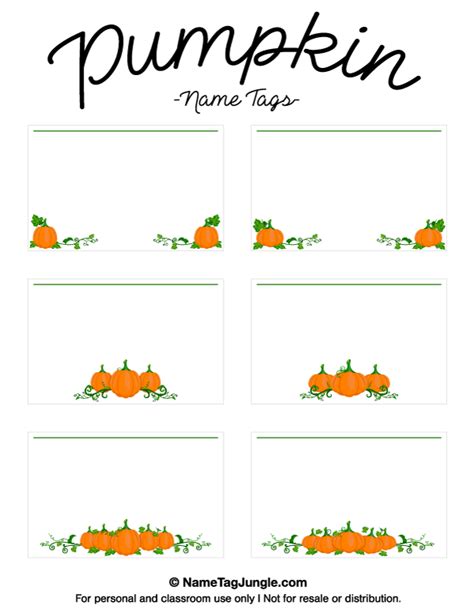 Creating Free Fall Cubby Tags Printables