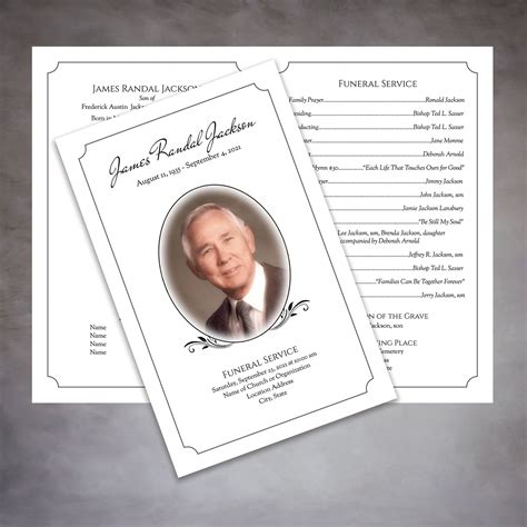 Creating LDS Funeral Program Template