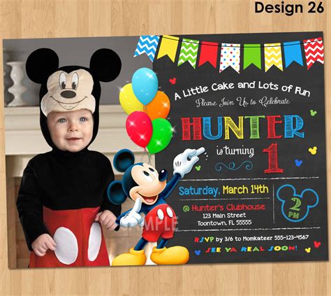 Steps to Create Your Mickey Mouse Invitations