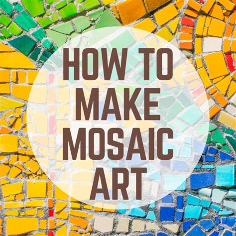 Steps to Create a Mosaic Piece