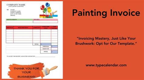 Steps to Create a Painting Invoice