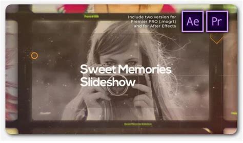 Creating a premiere photo slideshow template example