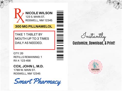 Steps to Create a Prescription Label