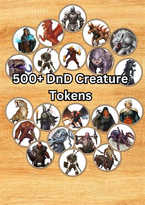 Creating Printable D&D Tokens