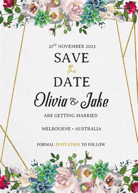 Creating Save Date Templates