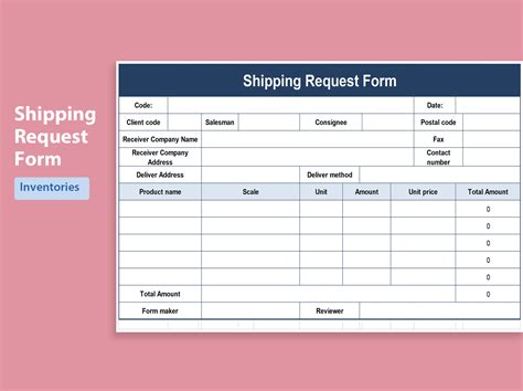 Creating Shipping Form Template