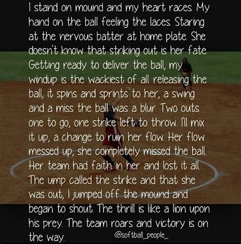 Creating Softball Dirt Poem Printable