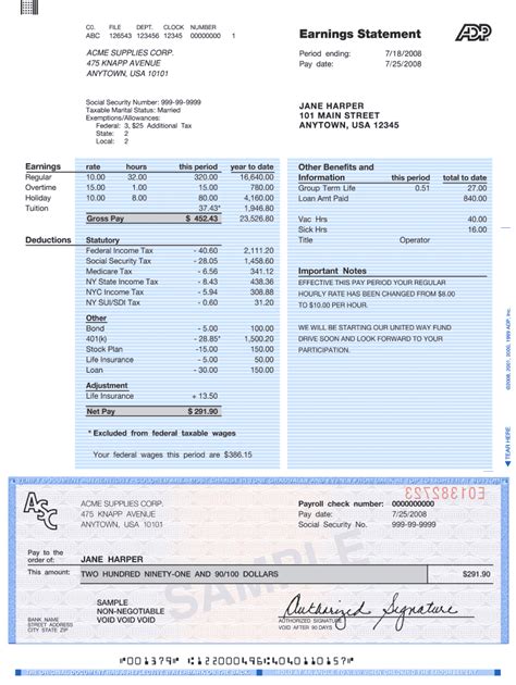 Creating Walmart Pay Stub Template