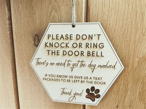 Creating Your Own Do Not Ring Doorbell Sign Printable