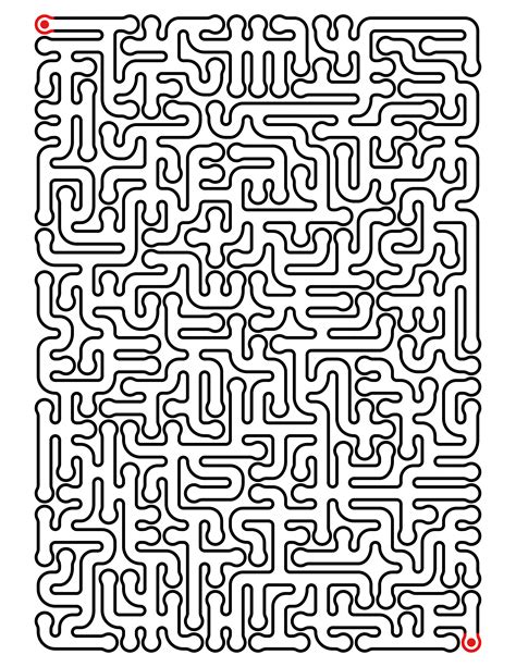 Creating Your Own Hard Maze Printables