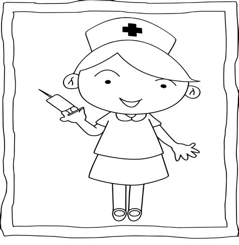 Creating your own nurse coloring pages