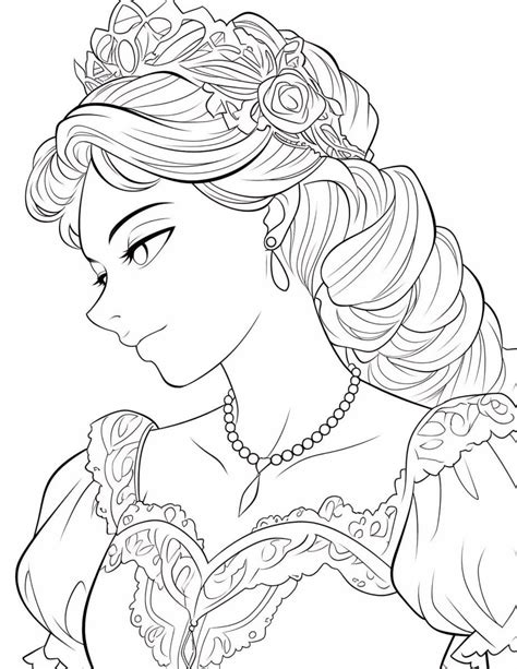 Creating Your Own Princess Coloring Page