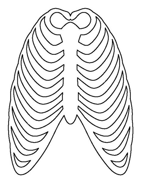 Creating Your Own Printable Rib Cage Template