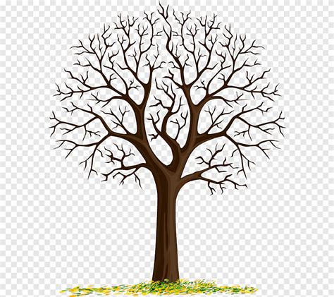 Creative Brown Tree Template