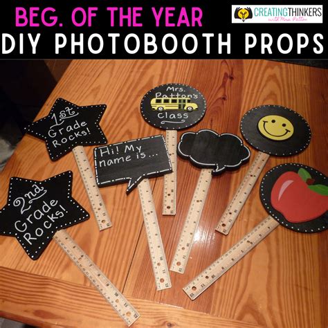 Creative photo booth props