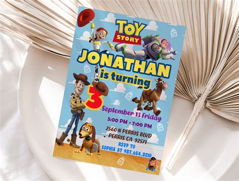 Creative Toy Story Invites