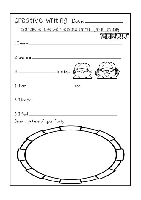 Creative writing worksheets