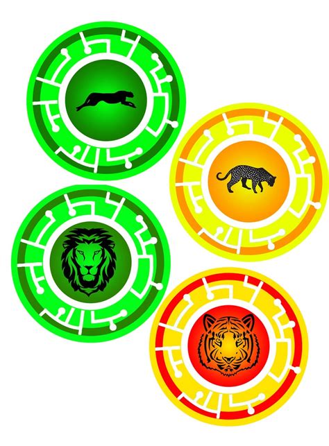 Creature Power Discs Printable