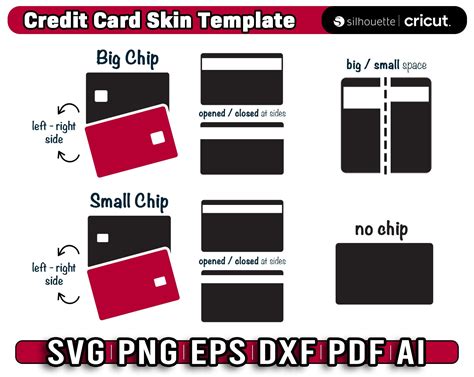 Credit Card Skin Templates Bold