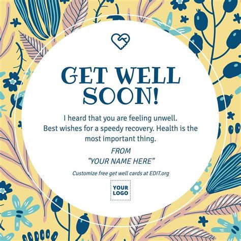 Cricut card templates for get well