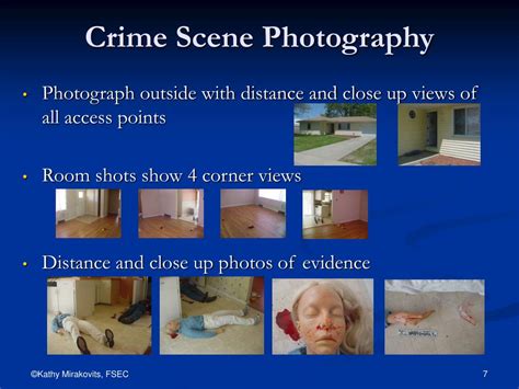 Crime scene protocol