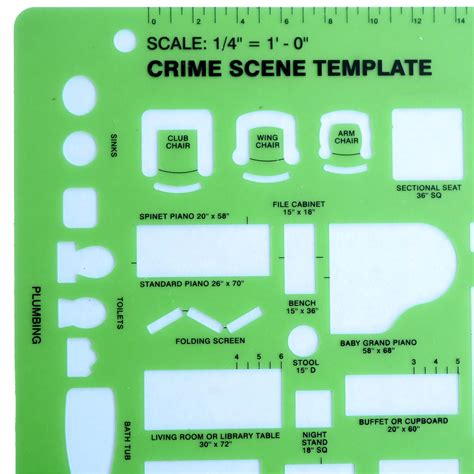 Crime Scene Templates Free