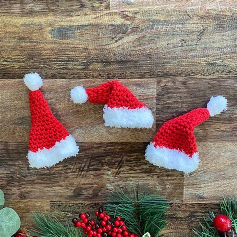 Crocheted Santa Hat Pattern