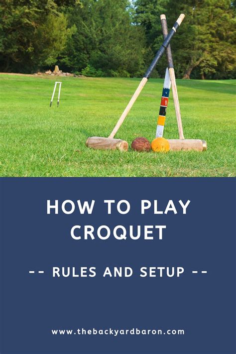 Croquet rules