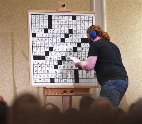 Crossword puzzle tournaments