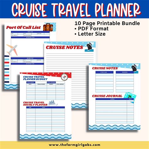 Cruise Journal Template