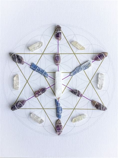 Crystal Grid for Spiritual Growth and Development