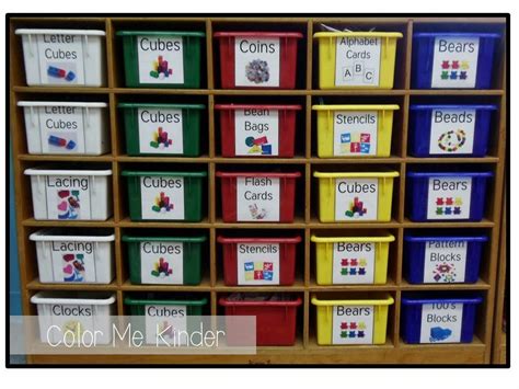 Cubby Labels Examples