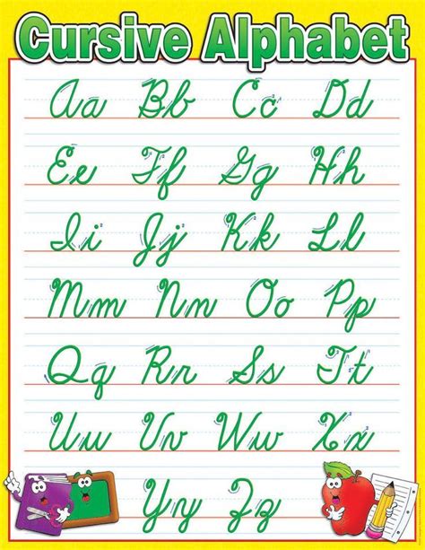 Cursive Alphabet Image 1