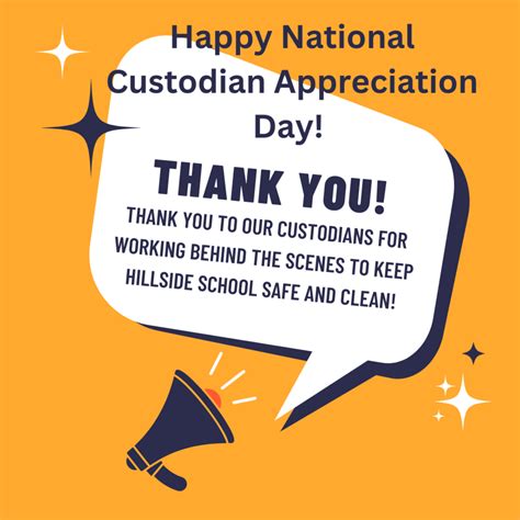 Custodian Appreciation Day Social Media