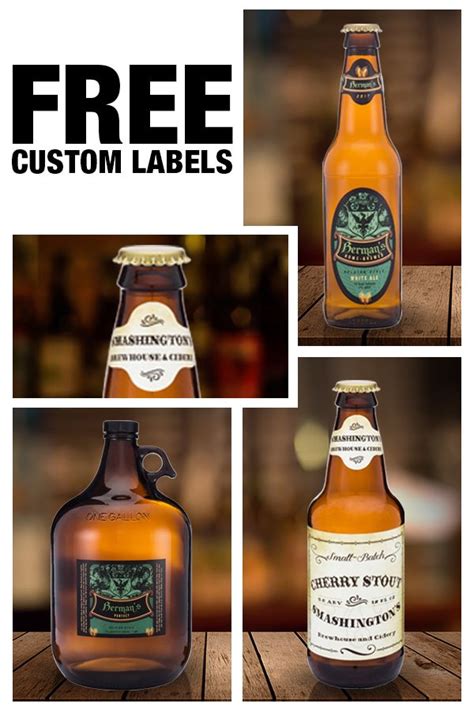 Custom beer labels for breweries