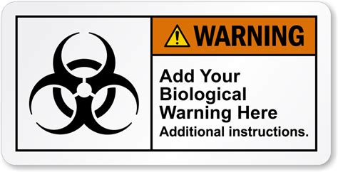 Steps to Create Custom Biohazard Signs