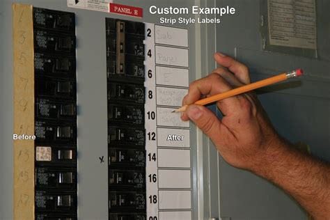 Custom Circuit Panel Label Example