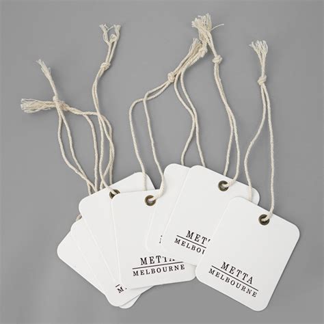 Examples of Custom Hang Tags