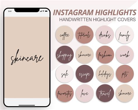 Custom Instagram Highlight Covers