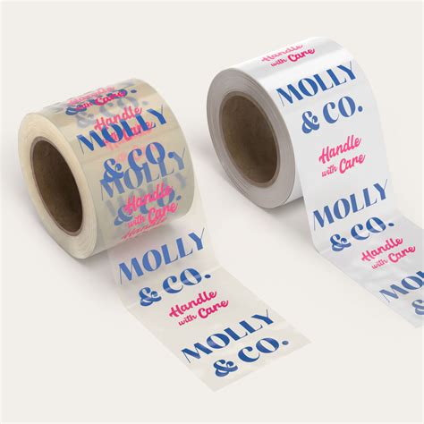 Custom packaging tape design example 1