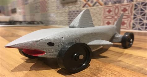 Custom Pinewood Derby Shark Cars