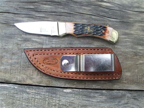 Custom pocket knife sheath