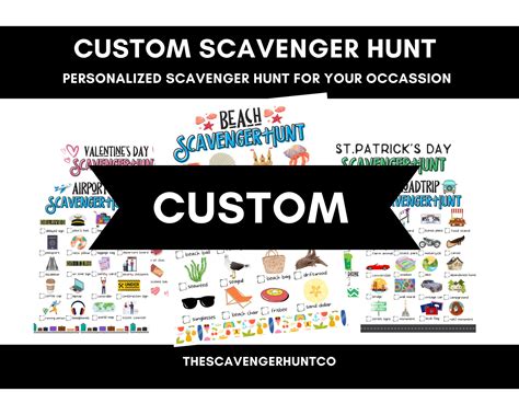 Custom Scavenger Hunt